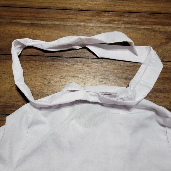 Imaginarium Kids LS White Chef Jacket w/ Plastic Pockets - Picture 5 of 8